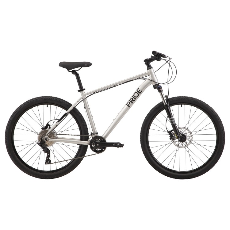 Велосипед 27,5" Pride MARVEL 7.3 рама - M 2023 сірий (гальма SRAM, задній перемикач і манетка - MICROSHIFT) SKD-78-15