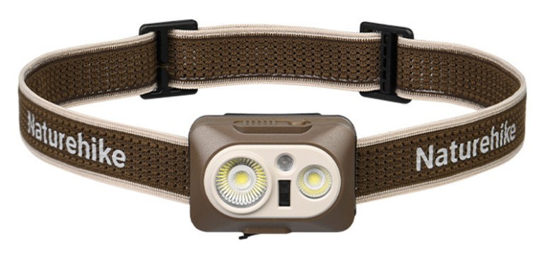 Ліхтар налобний Naturehike CNK2450ZM010, коричневий FNR_6976507665452