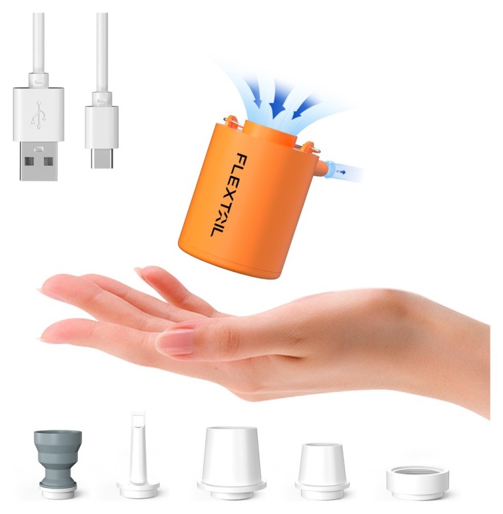 Кемпинговый насос Flextail Tiny Pump, оранжевый FNR_6975755961378