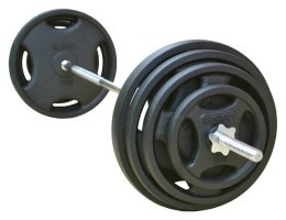 Металлическая штанга RN-Sport Quatro на 105 кг.