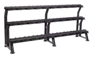 Устойчивая гантельная 3-х ярусная Generation Fitness FF71D1E (на 15 пар)