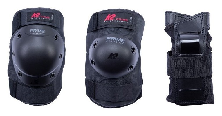 Защитный комплект для роликовых коньков K2 PRIME M PAD SET XL Black (30E1412) RCH_18948