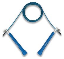 Скоростная скакалка EasyFit Speed Cable Rope 3 м для похудения, синяя