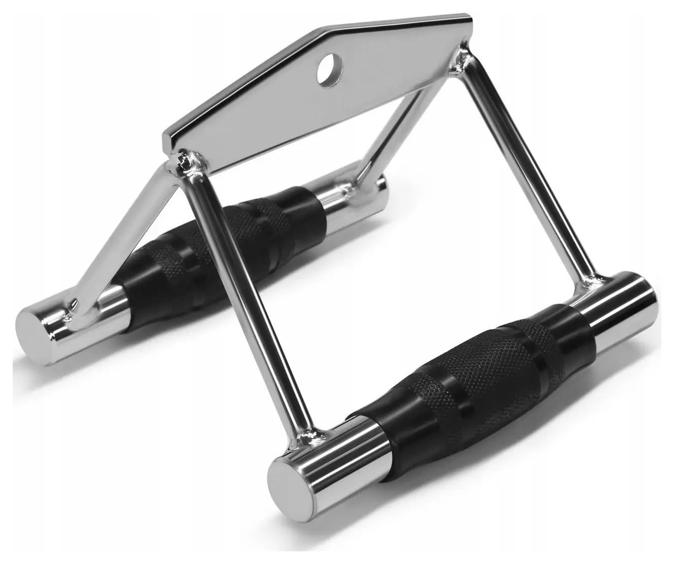 Ручка для нижньої тяги подвійна EasyFit (обгумовані ручки) EFIT_EF-8100