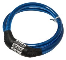 Замок тросовый кодовый VLT PJ-098 800мм *12мм синий AM (брендированная упаковка)