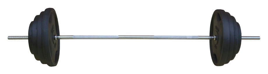 Металлическая штанга RN-Sport Quatro 85 кг (2х20,2х10,2х5,2х2.5, 2х1.25+гриф 1.5 м) RNS_quatro27_85