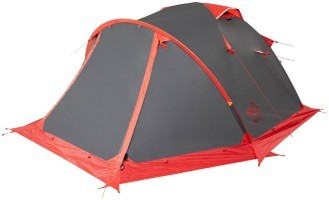 Намет Tramp Mountain 2 (V2) сірий/червоний (TRT-022)