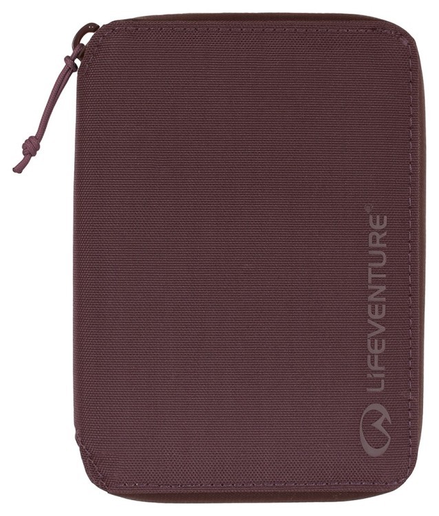 Lifeventure кошелек Recycled RFID Mini Travel Wallet plum 68767