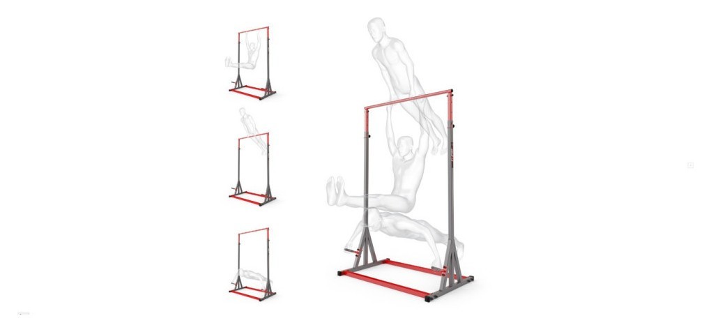 Турник с упорами для отжима MC-017 RNS_MC-017