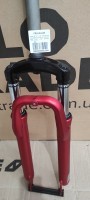 Вилка 26" Амортизаційна ST 1-1/8 rod-200 безрізьбова travel-50мм disc червоний (матовий) YS 3041 matt LIANJI LJ641 TREK 13"