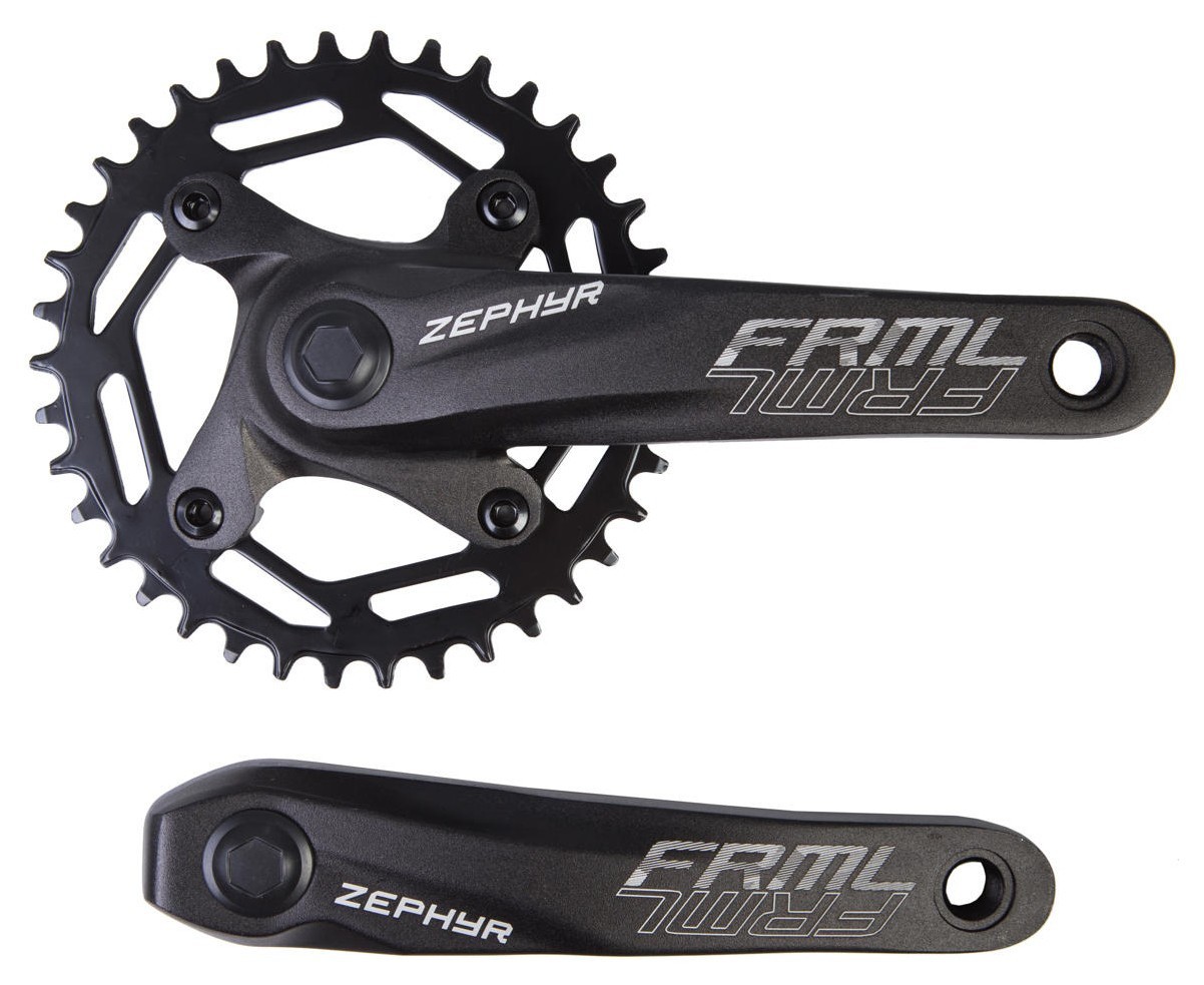 Шатун Алюмiнiй L170мм 38T під квадрат HOX HX-A024 чорний CHW-338