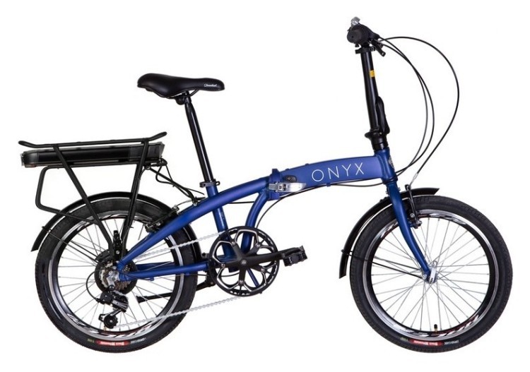 Электровелосипед 20" Dorozhnik eONYX DD рама-11,5" 36B 12.5 500Вт синий (матовый) 2024 ELB-D-20-026