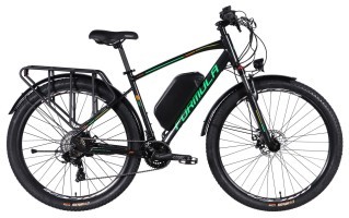 Велосипед з електроприводом 29" AL Formula eCURSOR MAN DD CS рама-19" 48B 17.5А*г 500Вт чорно-зелений 2026