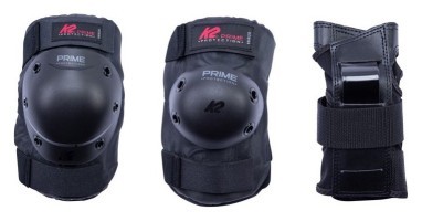 Защитный комплект для роликовых коньков K2 PRIME M PAD SET L Black (30E1412)