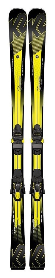 Ліжі гірські (комплект) K2 CHARGER+M3 11 TCX LIGHT 175см Black/Yellow (10A0007.140.1+10A1004.140.1) RCH_22173