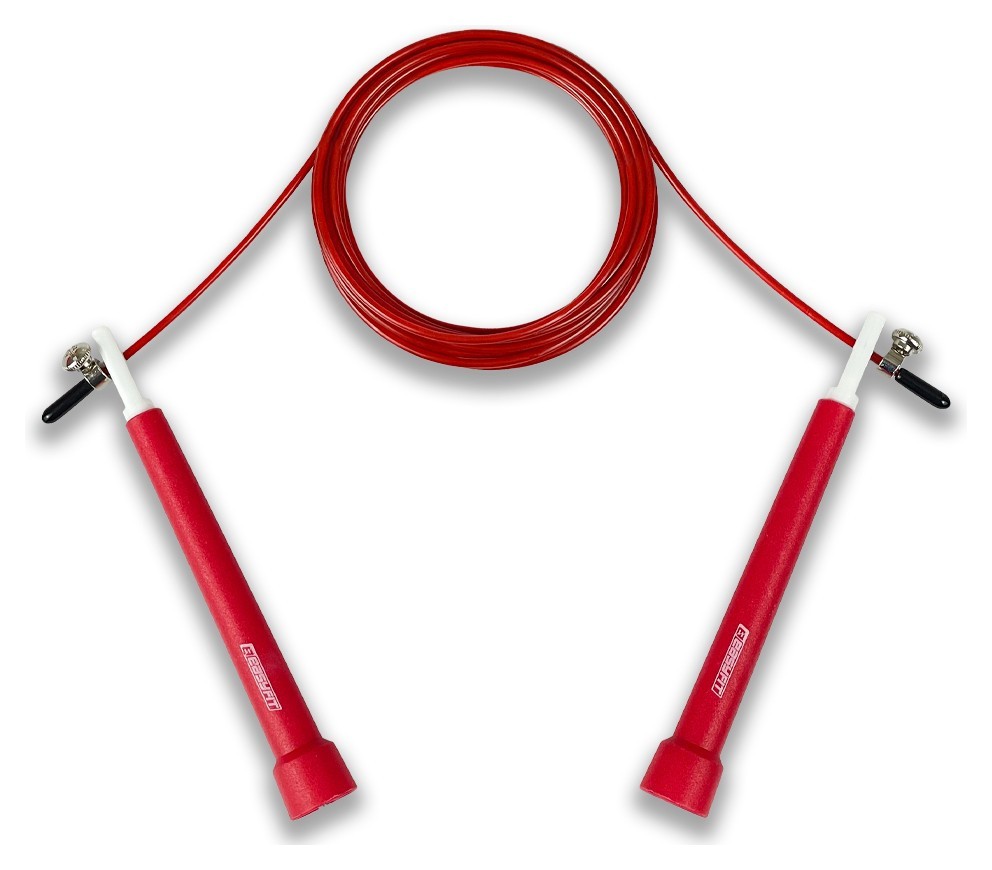 Скоростная скакалка EasyFit Speed Cable Rope 3 м со стальным тросом красная EFIT_EF-2039-R