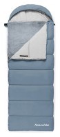 Спальный мешок с подогревом Naturehike BE400 CNK2300SD021, левый, серый