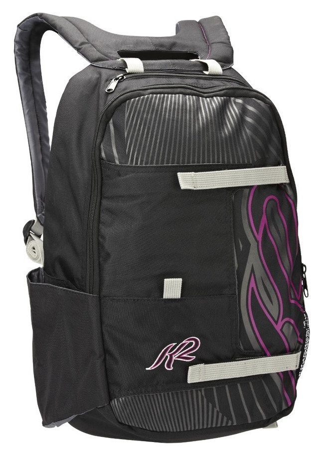 Рюкзак для роликовых коньков K2 Alliance Pack 20 L Black/grey/purple (3041400) RCH_15566