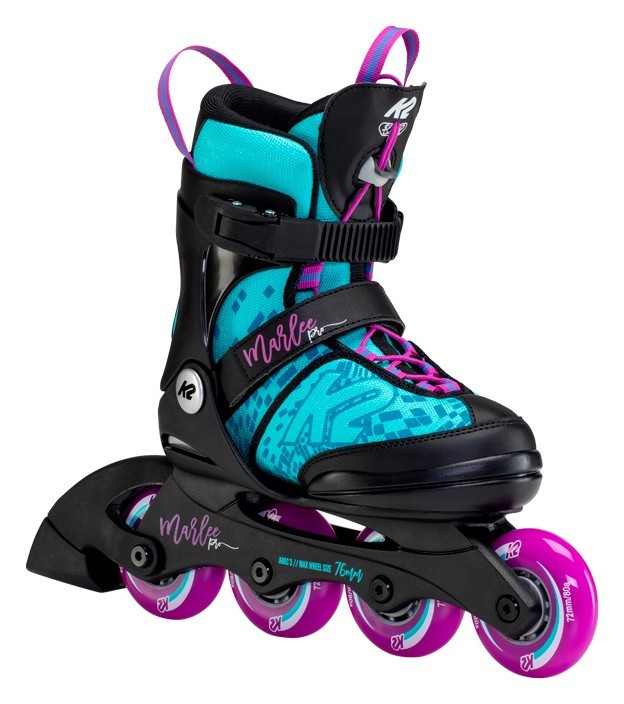 Роликові коньки дитячі K2 MARLEE PRO S (29-34) 170-205см Black/blue/purple (30F0225.1.1) RCH_10142