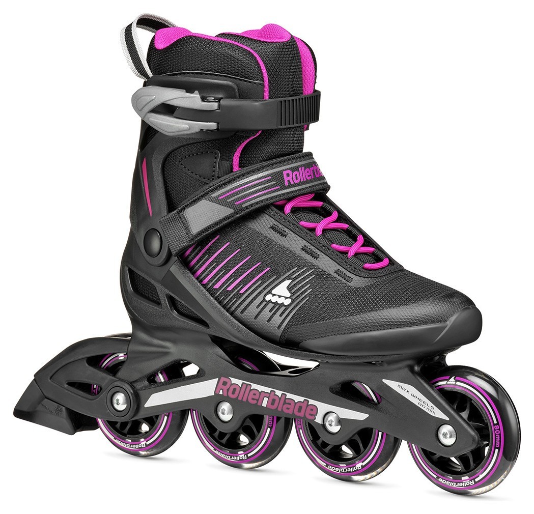 Rollerblade ролики Zetrablade W black-cyclamen pink 86B0751480-NJ01-250