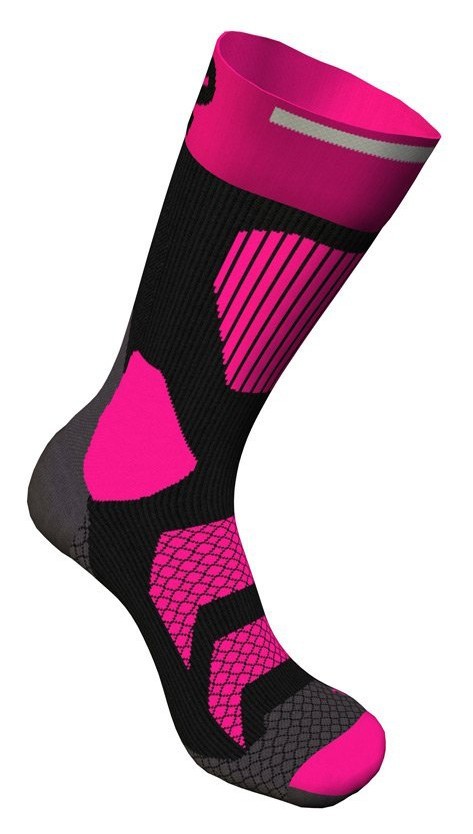 Носки для туризма женские K2 TECH IN-LINE SKATING 35-38 Black/neon fuxia (12712) RCH_19212