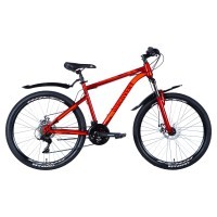Велосипед ST 26" Discovery TREK AM DD рама- с крылом Pl 2024 (красный)
