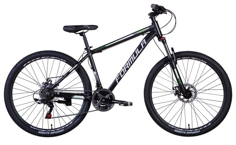 Велосипед 27.5" Formula MOTION 2024 (черно-зеленый (м)) OPS-FR-27.5-206
