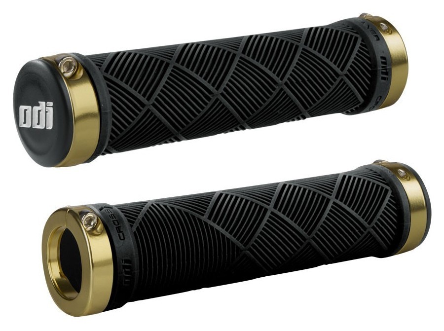Гріпси ODI Cross Trainer MTB Lock-On Bonus Pack Black w/Gold Clamps (чорні з золотими замками) OBOD_D30CTB-D