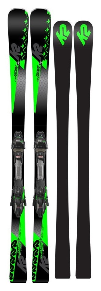 Ліжі гірські (комплект) K2 TURBO CHARGER+MXC 12 TCX LIGHT QCLK 165см Black/green (10C0002.267.1+10B1001.167.1) O RCH_22169