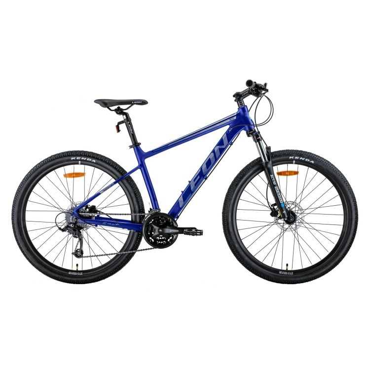 Велосипед 27.5" Leon XC-80 AM Hydraulic lock out HDD 2022 (синій із сірим) OPS-LN-27.5-144