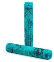 Грипсы Federal Command Flangeless – черно-бирюзовые