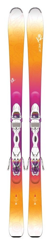 Ліжі гірські комплект K2 LUV STRUCK 80+ER3 10 TC 149см Orange/Pink/White (1050403.141.1+1051108.141.1) RCH_16272