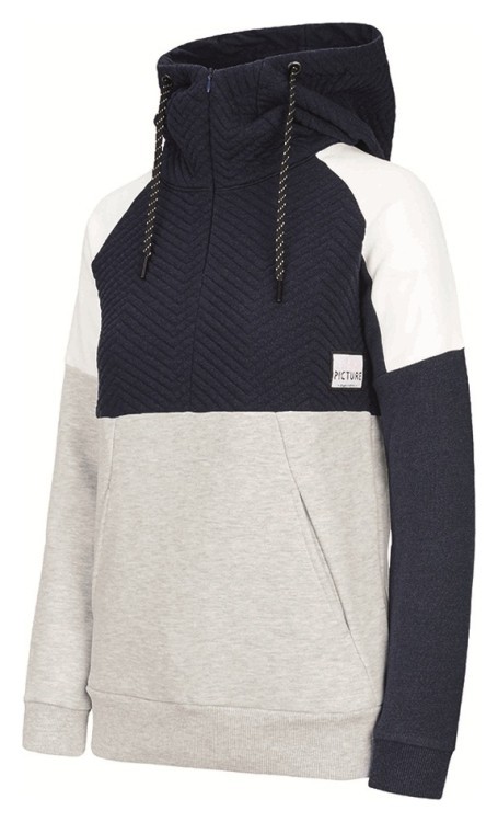 Толстовка жіноча Picture Organic Jully Hoody для жінок dark blue-grey melange WSW182B-L