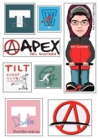 Наклейка (стікер) колаборація VladosikK