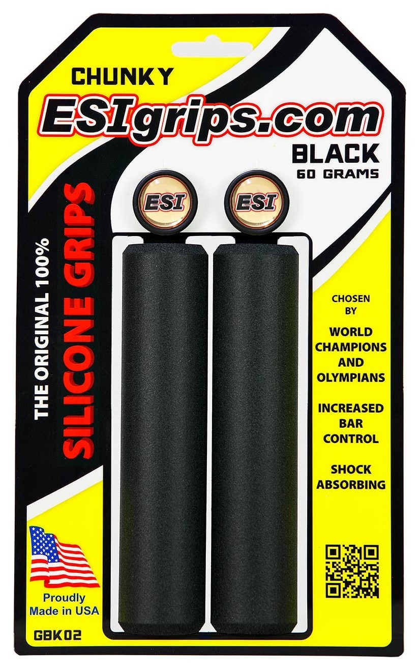 Гріпси ESI Chunky Black (чорні) OBOD_GBK02