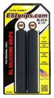 Гріпси ESI XL 6.75" Extra Chunky (чорні)