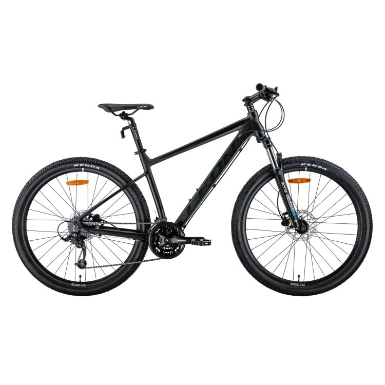 Велосипед 27.5" Leon XC-80 AM Hydraulic lock out HDD 2022 (серый с черным (м)) OPS-LN-27.5-150