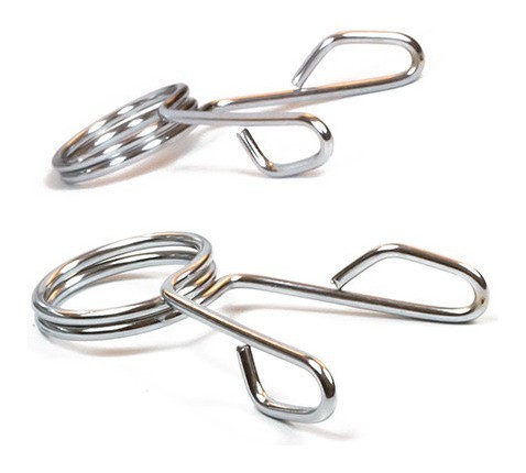 Пружинные замки EasyFit Silver 50 мм для олимпийского грифа EFIT_EF-8057