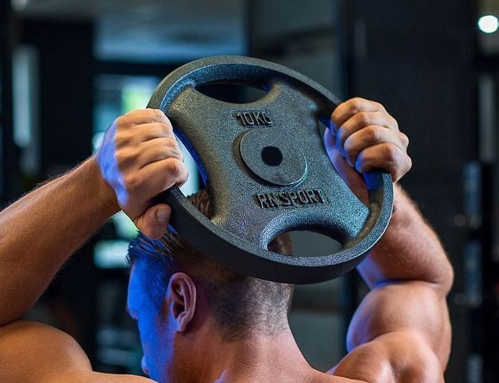 Блин (диск) RN-Sport 10 кг под гриф Ø25мм для штанги с Quatro хватом RNS_RN_quatro 10-27