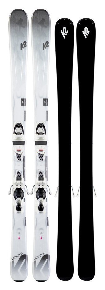 Ліжі гірські комплект K2 ANTHEM 75+ERP 10 QKCLK 142см Grey/white (10D0408.173.1+10C1015.173.1) RCH_16268