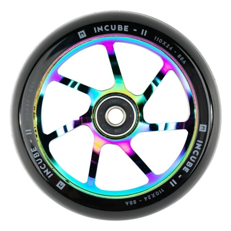 Колесо для трюкового самокату Ethic Incube V2 Pro 110мм x 24мм - Rainbow FRD.046860