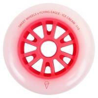 Колеса для роликів Flying Eagle Ice Cream 85A 3 шт червоні
