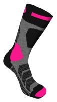 Носки для туризму жіночі K2 ICE SKATING 39-42 Antra/neon fuxia (12711)