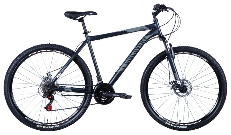 Велосипед 29" Discovery RIDER 2024 (графитовый (м)) OPS-DIS-29-181