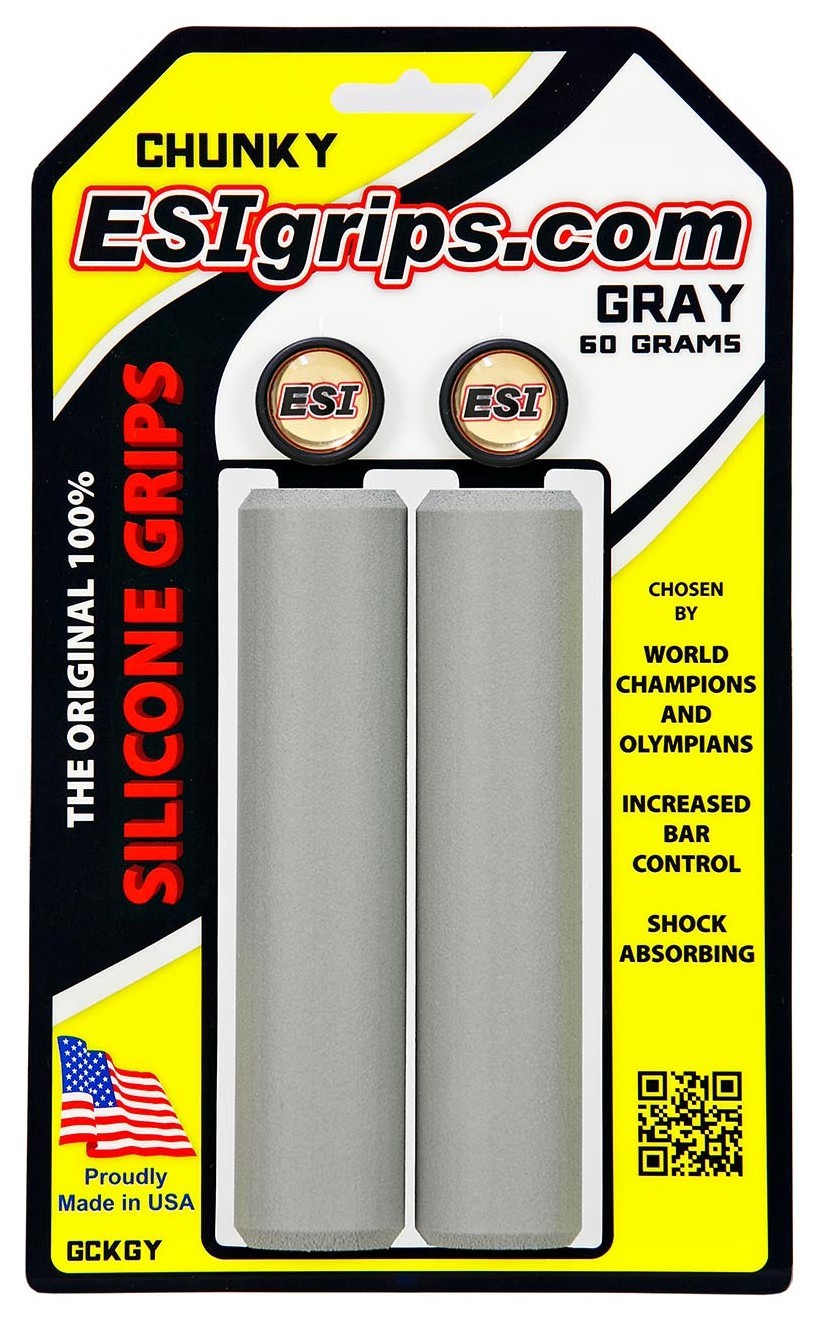 Гріпси ESI Chunky Gray (сірі) OBOD_GCKGY