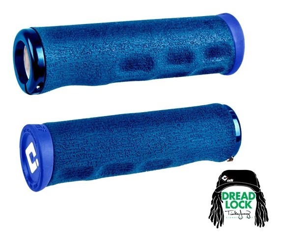 Грипсы ODI Tinker Juarez Dread Lock Grip Blue w/Blue Clamp синие с синими замками OBOD_D36DLU-U