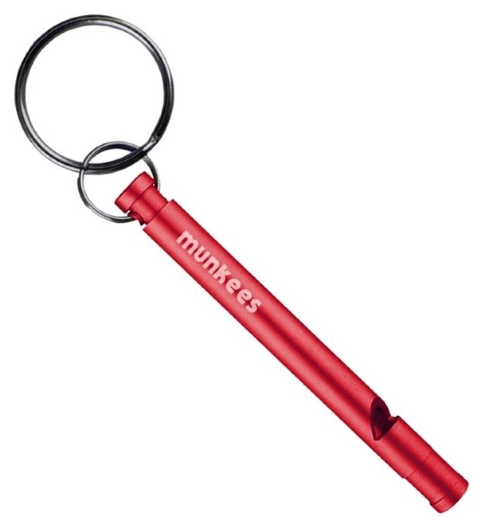 Munkees 3386 брелок-свисток Slim Whistle red 3386-RD