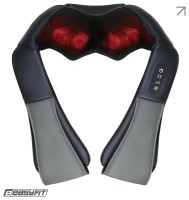 Массажер для шеи EasyFit Shiatsu (роликовый шиацу-массаж плеч и тела)