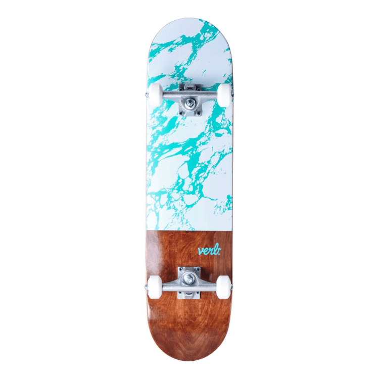 Verb Скейтборд Marble Dip Complete Skateboard 8" - White FRD.037562