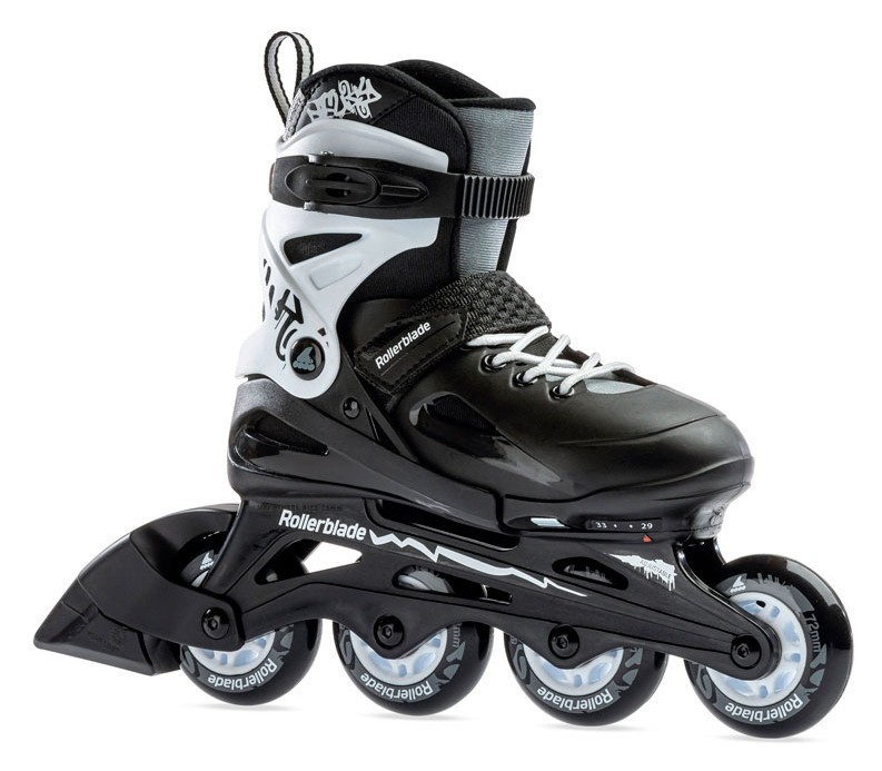 Роликові коньки дитячі Rollerblade FURY 29-33 (185-210мм) Black/white (07067000) RCH_10108